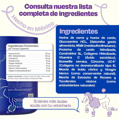 Dogelthy Suplemento para Articulaciones de Perros- Mejora la movilidad en menos de 30 Dias