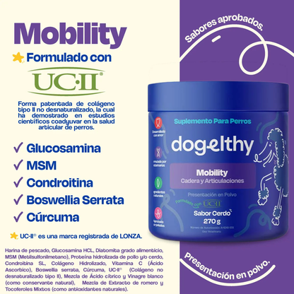 Dogelthy Suplemento para Articulaciones de Perros- Mejora la movilidad en menos de 30 Dias